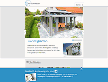 Tablet Screenshot of bau-technik-barth.de